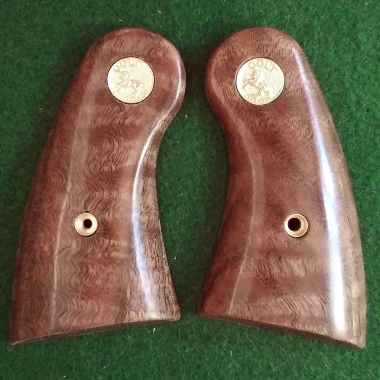 Colt Python I Frame Standard Walnut With Medallions Texas Grips