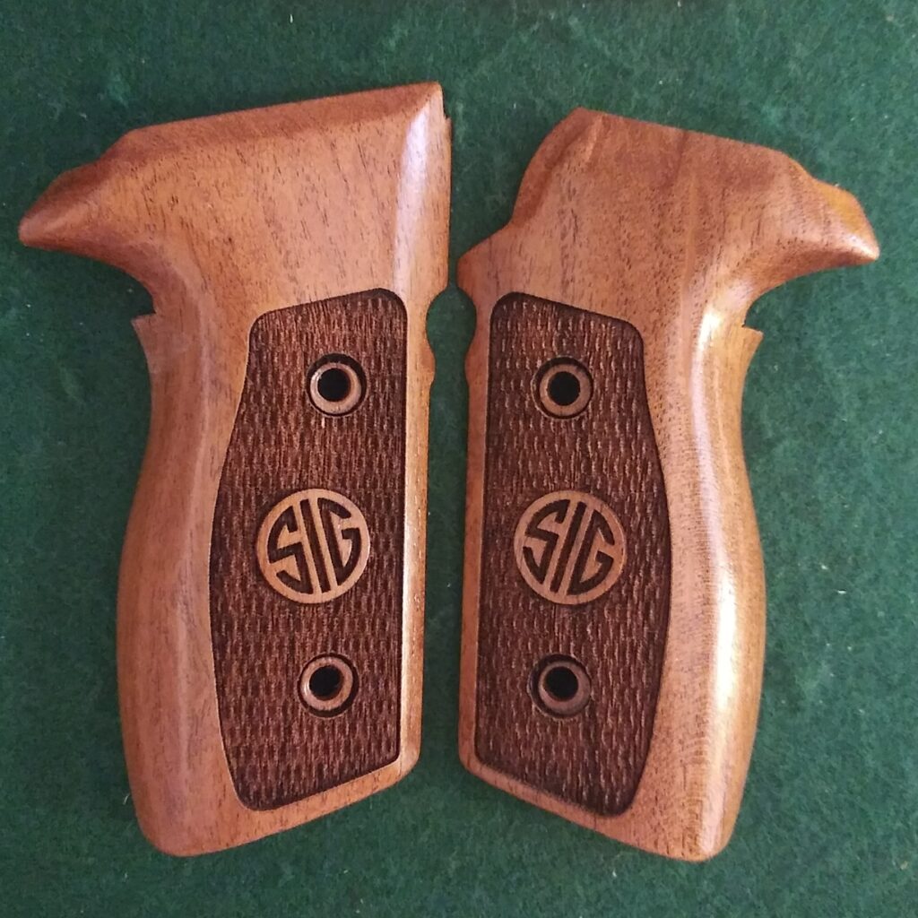 SIG Sauer 227 Mesquite Wood With Checkering - Texas Grips