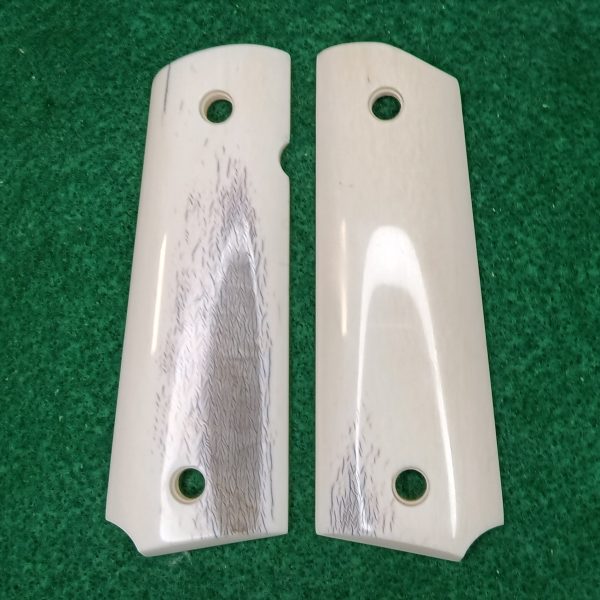 1911 Full Size - Elephant Ivory Grips with Bark 1