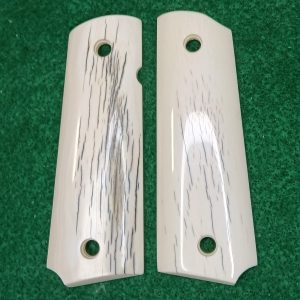 1911 Full Size - Elephant Ivory Grips with Bark 3