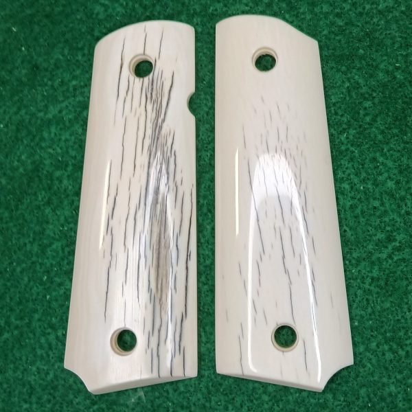 1911 Full Size - Elephant Ivory Grips with Bark 3