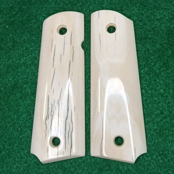 1911 Full Size - Elephant Ivory Grips with Bark 4