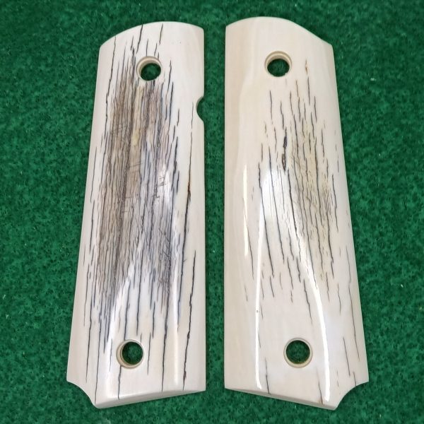 1911 Full Size - Elephant Ivory Grips with Bark 5