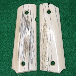 1911 Full Size - Elephant Ivory Grips with Bark 6