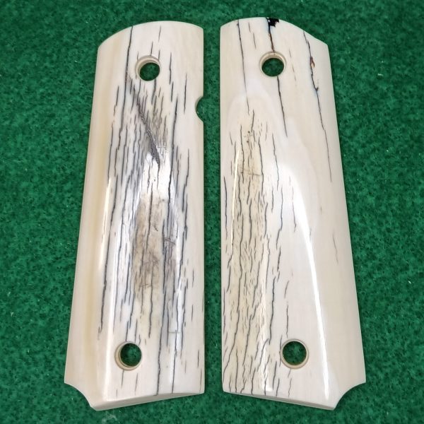 1911 Full Size - Elephant Ivory Grips with Bark 6