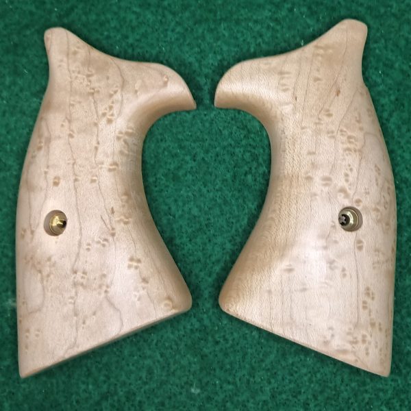 S&W K/L Frame Square Butt Target Birdseye Maple