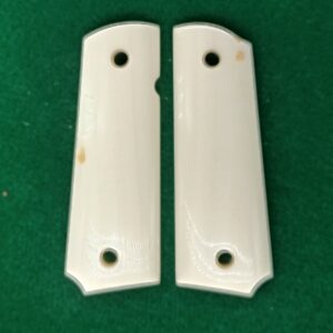 1911 Full Size - Elephant Ivory Grips with Calcium Deposits 12