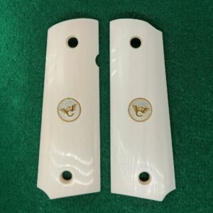 1911 Full Size - Elephant Ivory Grips with Wilson Combat Medallions