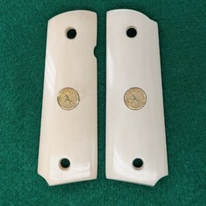 1911 Full Size - Holly Grips with Gold Colt Medallions